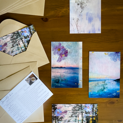 Collection Of postcards with reproductions of previous work by Juner and Bec