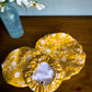 Reusable Bowl/Dish Cover Yellow Floral Design